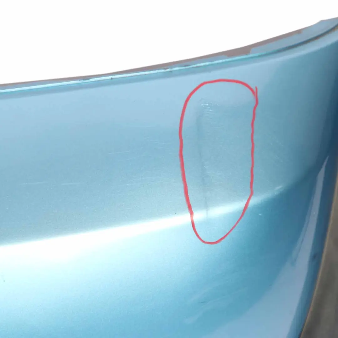 Mini R53 Rear Bumper Trim Cooper S Complete Panel Electric Blue Metallic - 870 - SKU 0029957-ELB2 - Part number 0029957