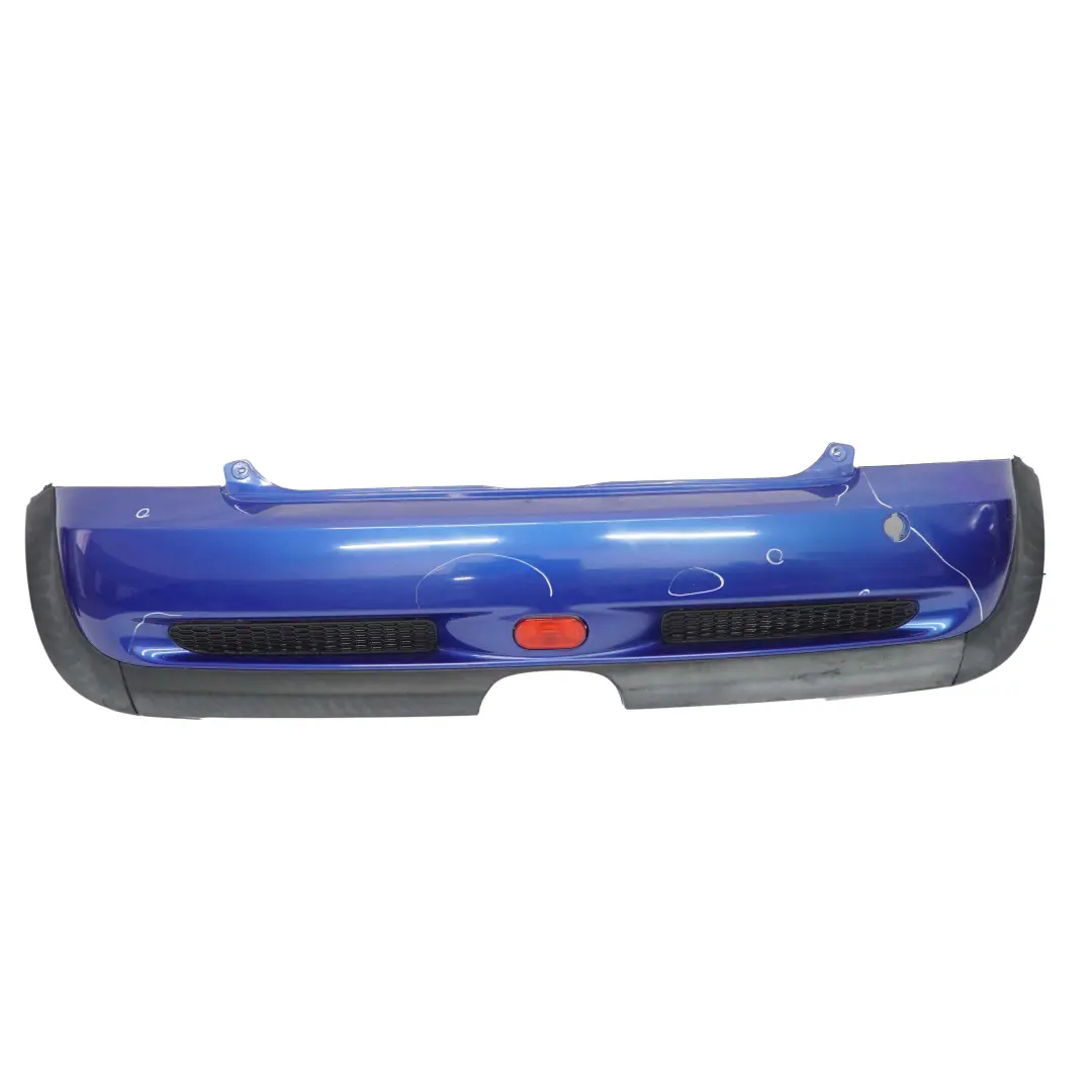 Bumper Panel Hyper Blue Metallic - A28 to Mini R53 Cooper S Rear with Part number 0029957 Mini R53 Cooper S Rear Bumper Panel Hyper Blue Metallic - A28 - SKU 0029957-HYB - Part number 0029957
