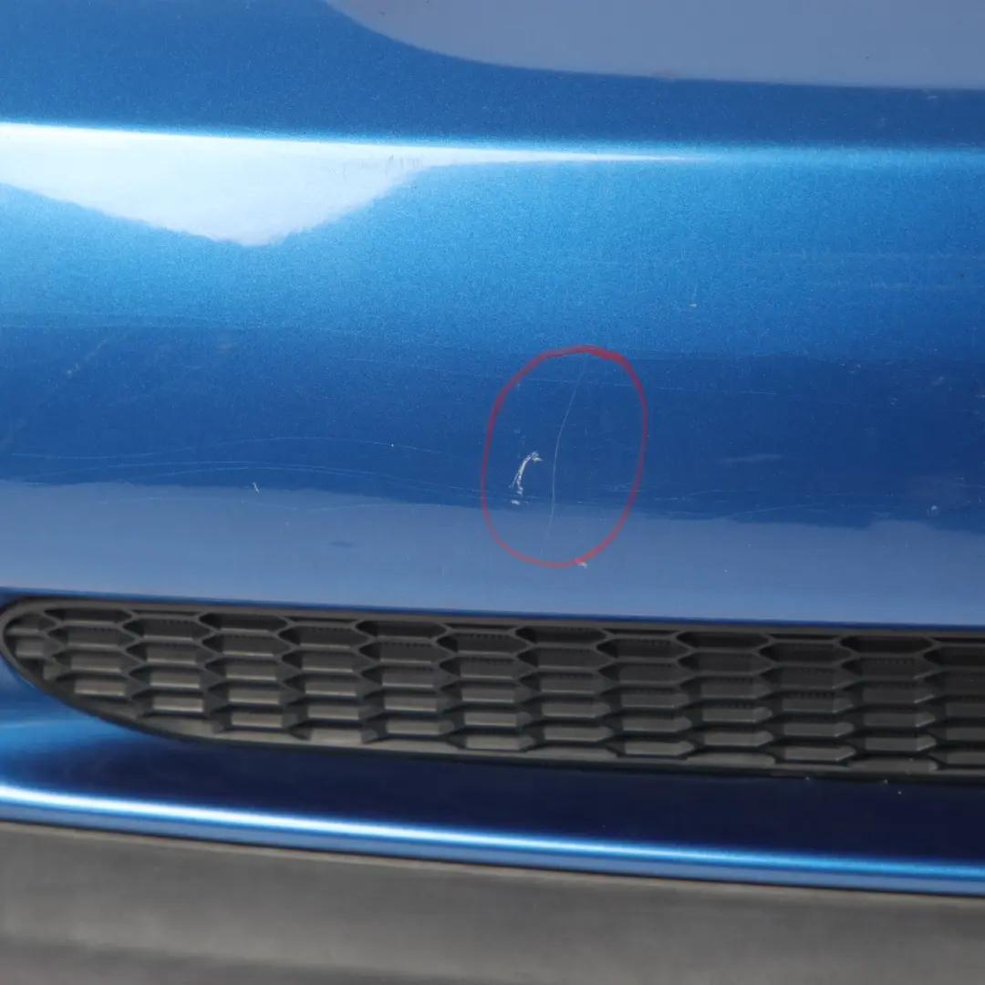 Bumper Mini R53 Cooper S Panel Hyper Blue Metallic - A28 to Rear with Part number 0029957 Rear Bumper Mini R53 Cooper S Panel Hyper Blue Metallic - A28 - SKU 0029957-HYB2 - Part number 0029957