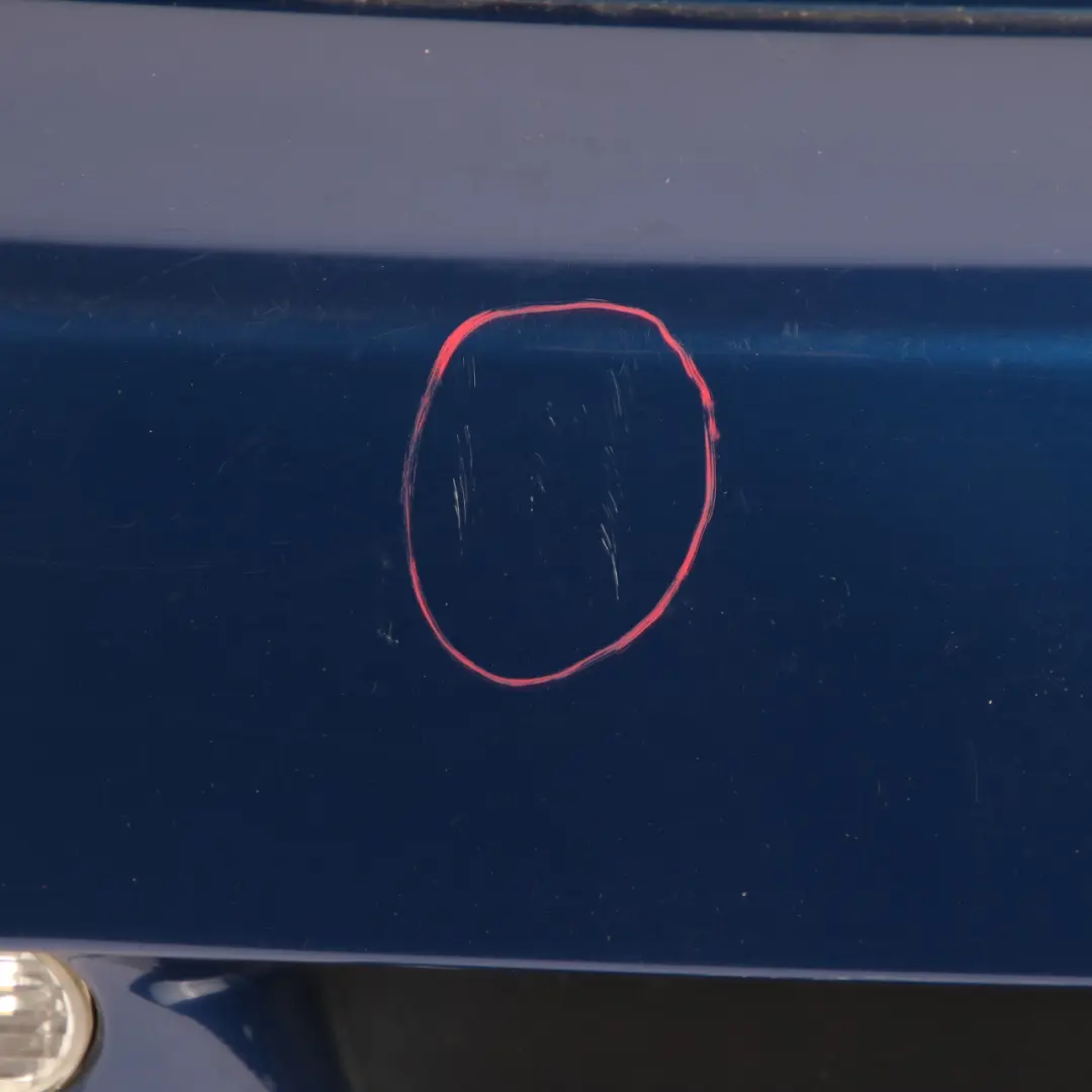 Complete Rear Bumper Panel Indi Blue Metallic - 862 to Mini Cooper S R53 with Part number 0029957 Mini Cooper S R53 Complete Rear Bumper Panel Indi Blue Metallic - 862 - SKU 0029957-IB - Part number 0029957