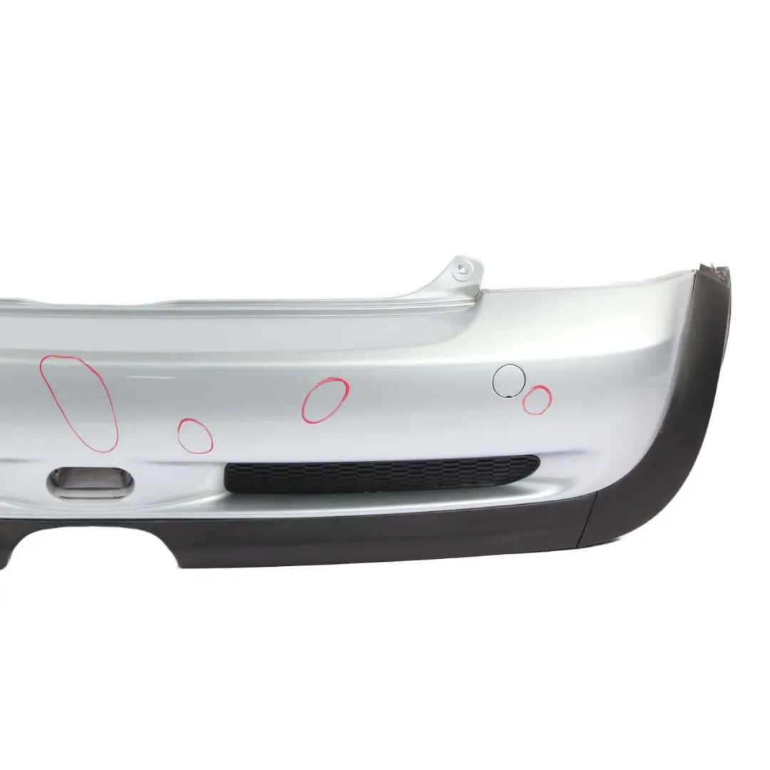 Bumper Mini R53 Cooper S Complete Panel Pure Silver Metallic - 900 to Rear with Part number 0029957 Rear Bumper Mini R53 Cooper S Complete Panel Pure Silver Metallic - 900 - SKU 0029957-PS2 - Part number 0029957