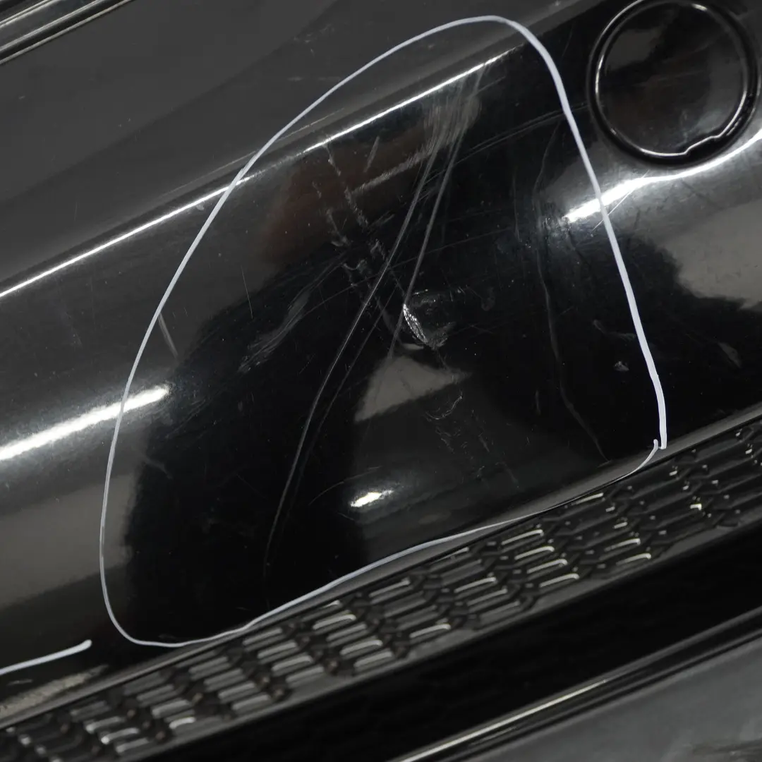 Mini R53 Rear Bumper Trim Cooper S Panel Cover Covering Schwarz 2 Black - 668 - SKU 0029957-SCH - Part number 0029957