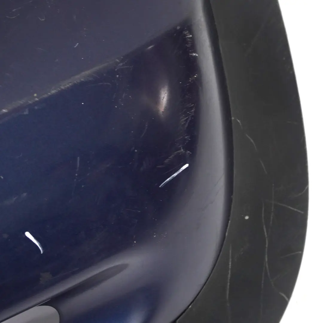 hintere Stoßfängerverkleidung Space Blue Metallic - A49 für Mini R53 Cooper S mit Teilenummer 0029957 Mini R53 Cooper S hintere Stoßfängerverkleidung Space Blue Metallic - A49 - SKU 0029957-SPA - Teilenummer 0029957