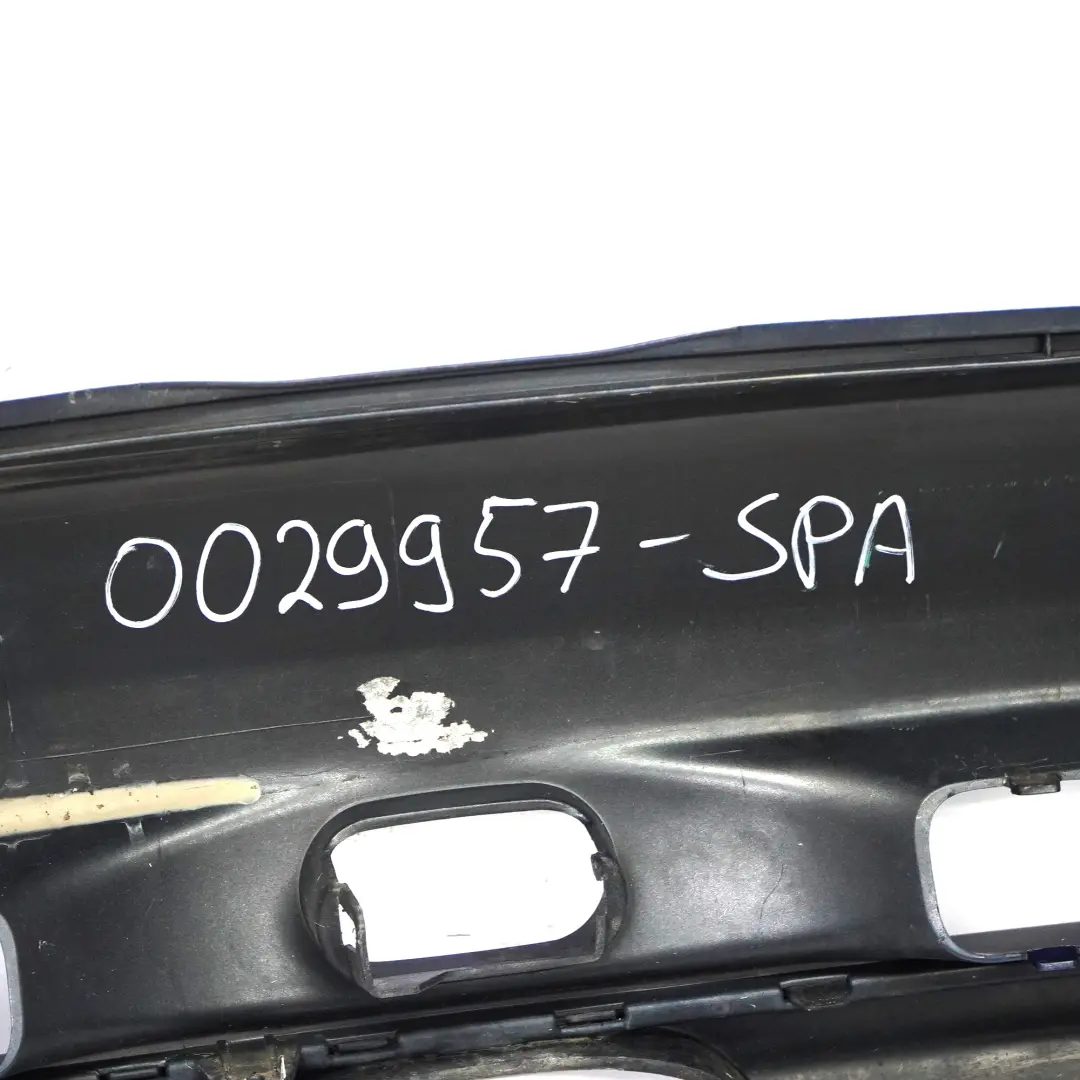 Bumper Panel Space Blue Metallic - A49 to Mini R53 Cooper S Rear with Part number 0029957 Mini R53 Cooper S Rear Bumper Panel Space Blue Metallic - A49 - SKU 0029957-SPA - Part number 0029957