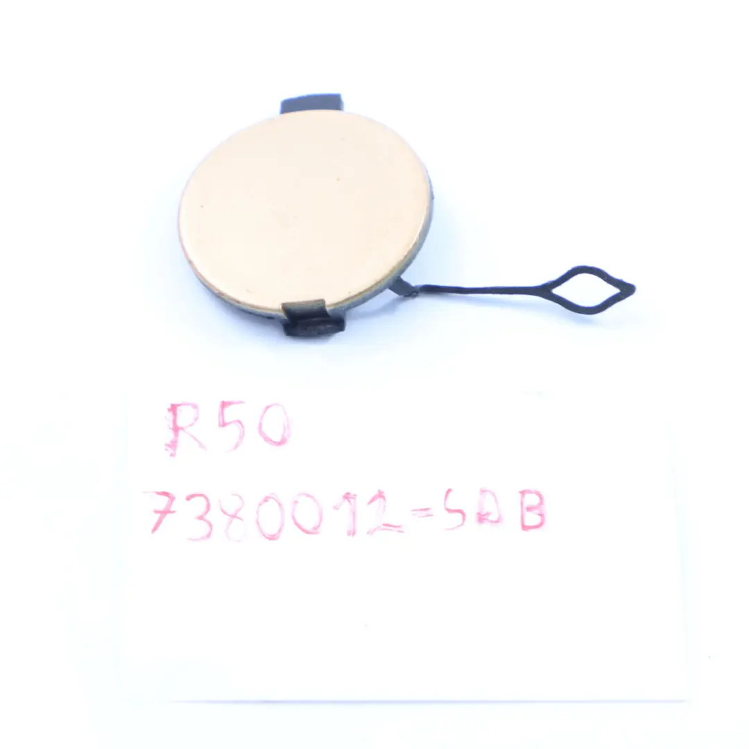 Mini R50 R52 R53 Zaślepka Haka Zderzaka Tył Złota - SKU 0029958-SDB - Numer Części 0029958