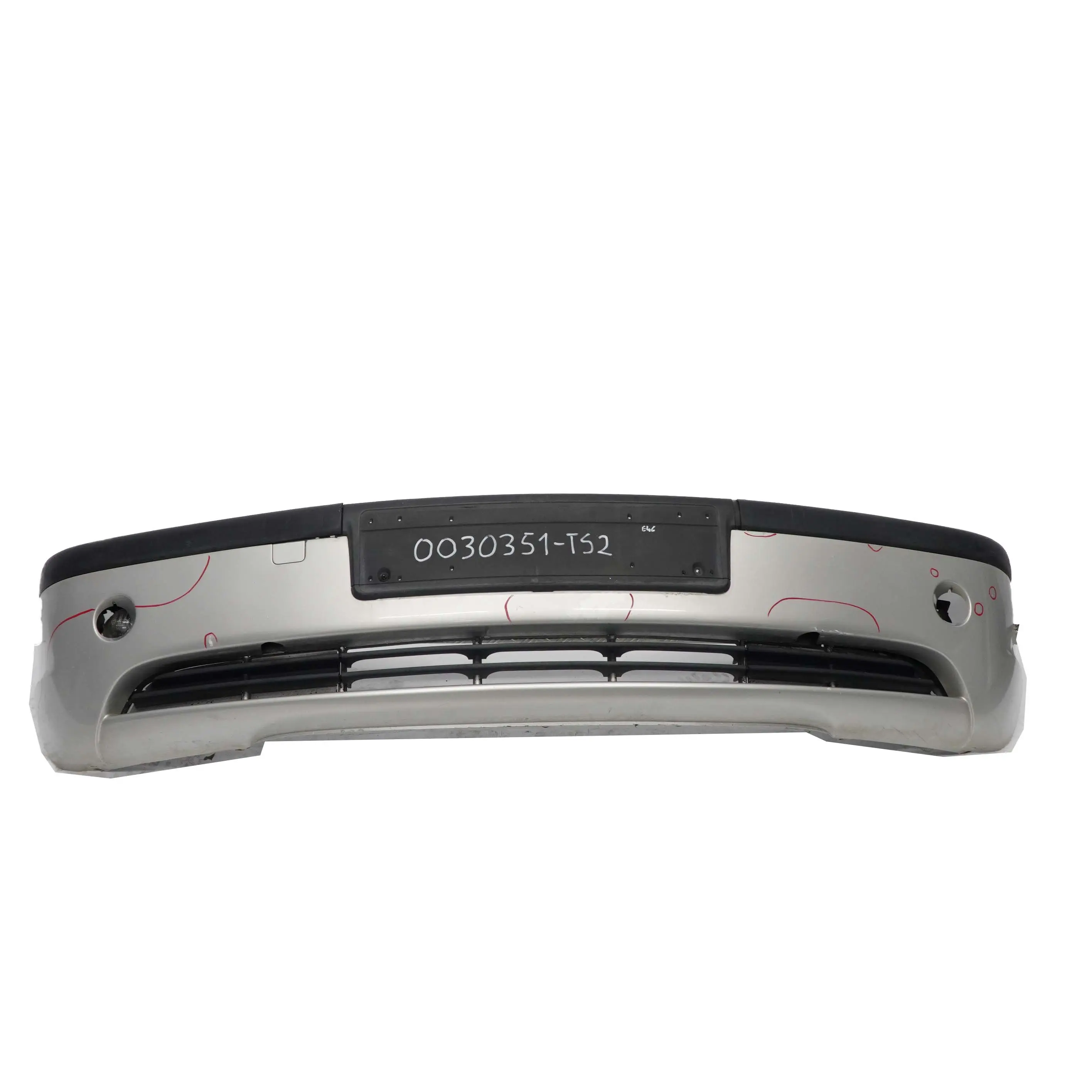 BMW 3 E46 Sedan Touring 2 Voorbumper Sierlijst Paneel Titaansilver 354