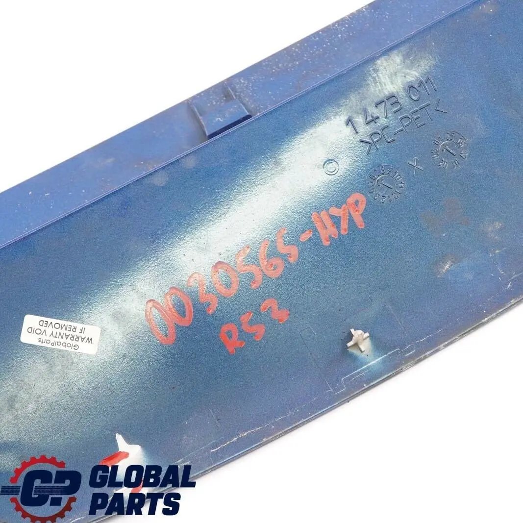 Entree D'Air Rabat Hyper Bleu Metallique - A28 1473011 pour MINI COOPER S R53 à propos du numéro de pièce 0030565 MINI COOPER S R53 Entree D'Air Rabat Hyper Bleu Metallique - A28 1473011 - SKU 0030565-HYB - Numéro de pièce 0030565