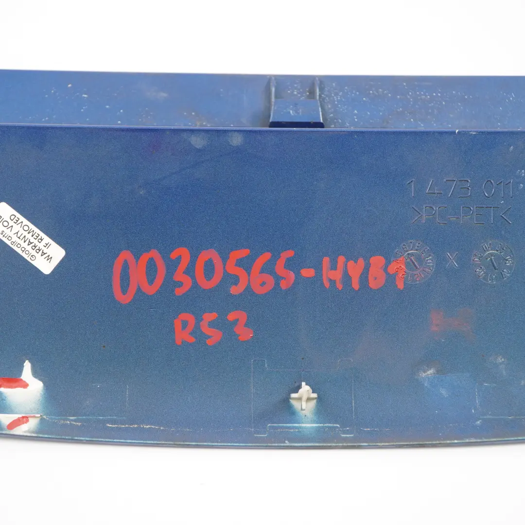 Ingresso Aerazione Grata Cofano Lembo Anteriore Iper Blu A28 per Mini Cooper S R53 con numero di parte 0030565 Mini Cooper S R53 Ingresso Aerazione Grata Cofano Lembo Anteriore Iper Blu A28 - SKU 0030565-HYB1 - Numero di parte 0030565