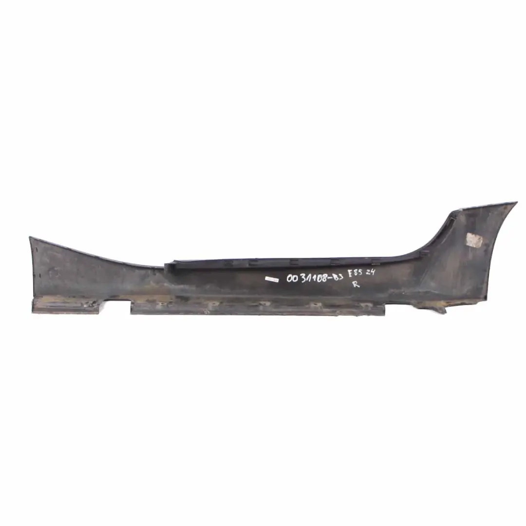 BMW Z4 E85 Side Skirt Right O/S Sill Strip Kick Panel Black Sapphire - 475 - SKU 0031108-BS - Part number 0031108