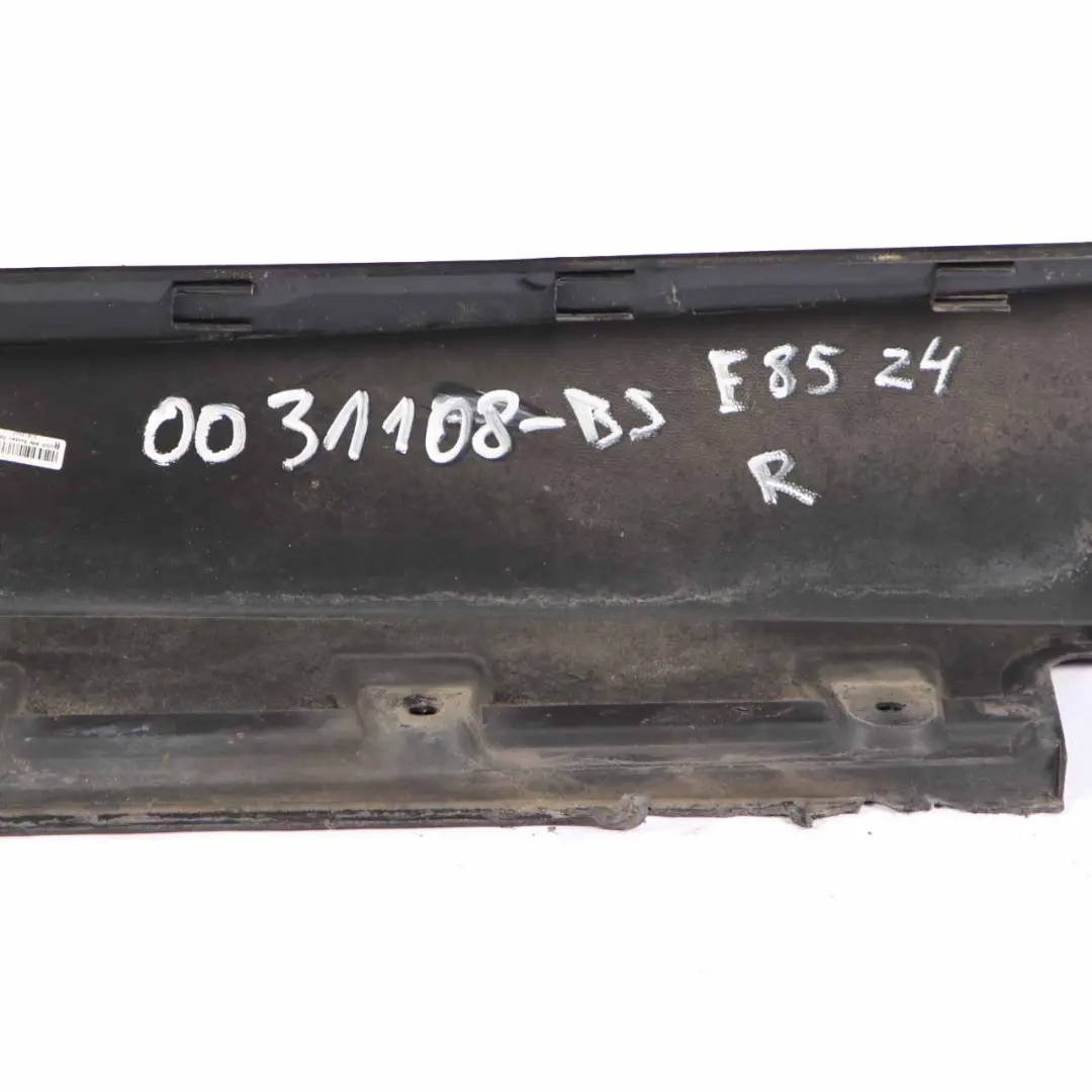 BMW Z4 E85 Side Skirt Right O/S Sill Strip Kick Panel Black Sapphire - 475 - SKU 0031108-BS - Part number 0031108