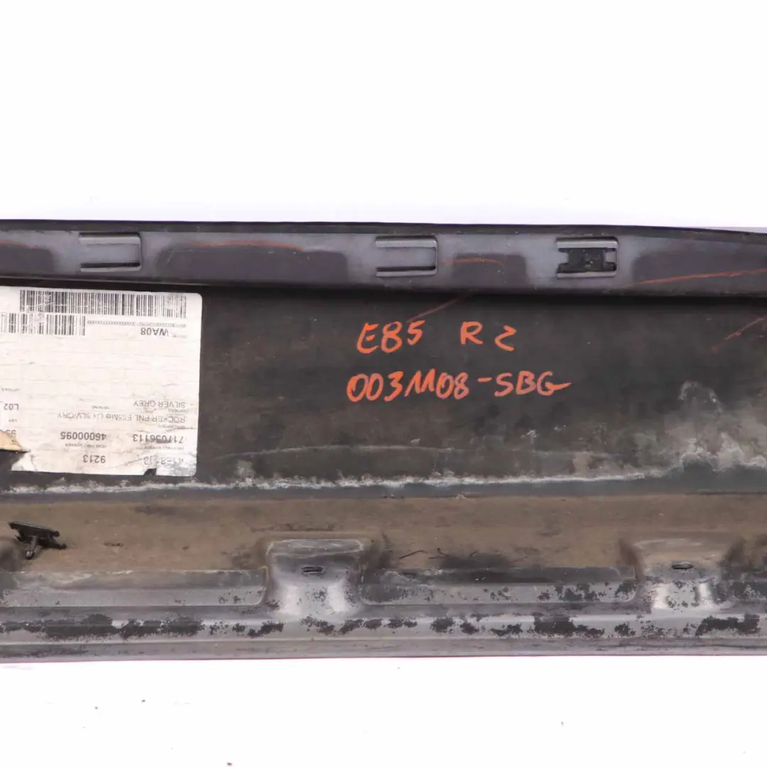 BMW Z4 E85 Side Skirt Left N/S Sill Strip Panel Silbergrau Silver Grey - A08 - SKU 0031109-SBG - Part number 0031109