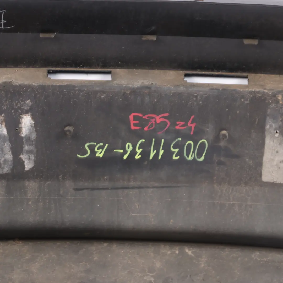 Bumper Trim Panel Black Sapphire Metallic - 475 to BMW Z4 E85 Rear with Part number 0031136 BMW Z4 E85 Rear Bumper Trim Panel Black Sapphire Metallic - 475 - SKU 0031136-BS1 - Part number 0031136