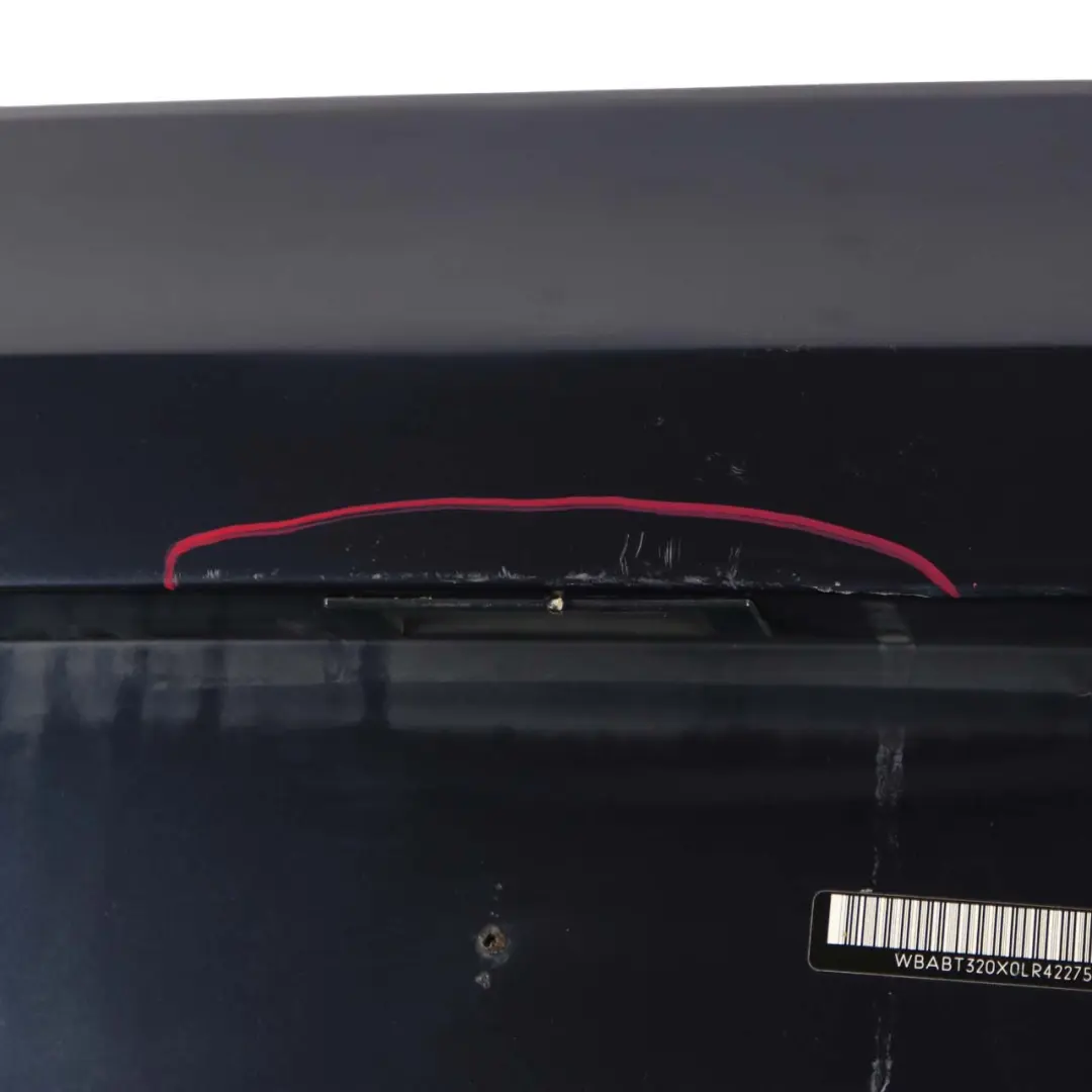 Bumper BMW Z4 E85 Convertible Trim Panel Toledoblau Blue Metallic - 482 to Rear with Part number 0031136 Rear Bumper BMW Z4 E85 Convertible Trim Panel Toledoblau Blue Metallic - 482 - SKU 0031136-TDB2 - Part number 0031136