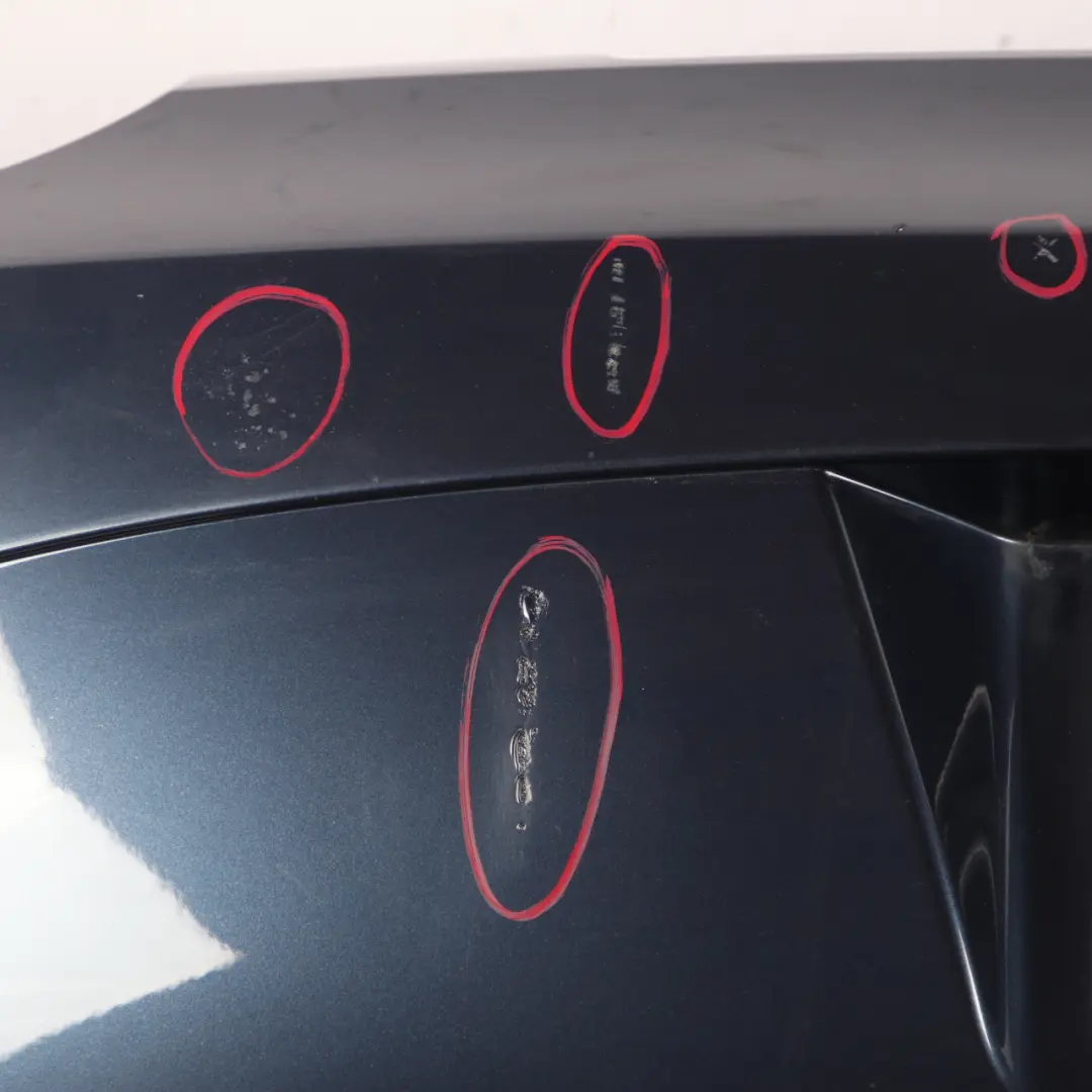 Bumper BMW Z4 E85 Convertible Trim Panel Toledoblau Blue Metallic - 482 to Rear with Part number 0031136 Rear Bumper BMW Z4 E85 Convertible Trim Panel Toledoblau Blue Metallic - 482 - SKU 0031136-TDB2 - Part number 0031136