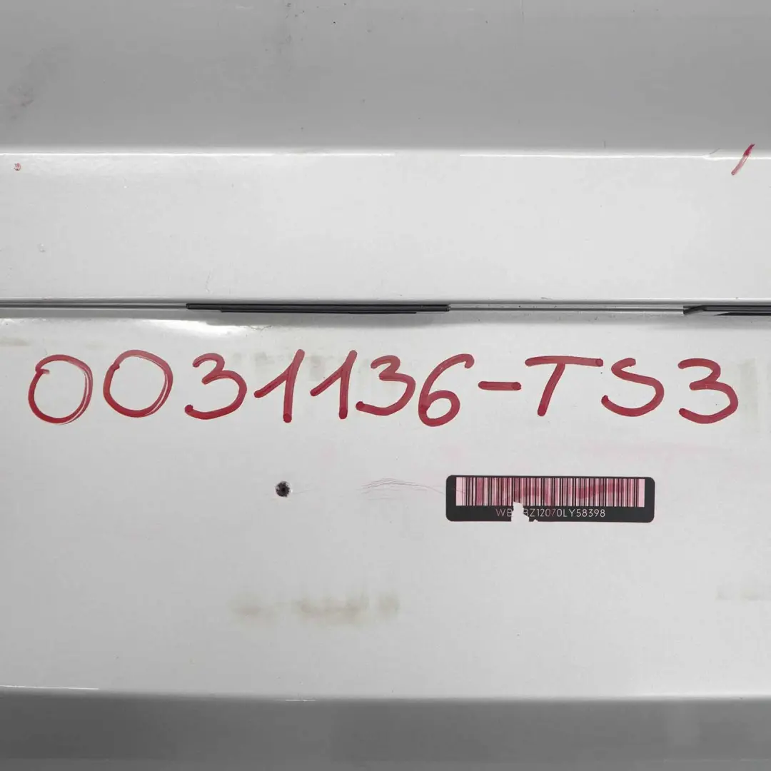 Bumper Trim Panel Titansilber Silver Metallic - 354 to BMW Z4 E85 Convertible Rear with Part number 0031136 BMW Z4 E85 Convertible Rear Bumper Trim Panel Titansilber Silver Metallic - 354 - SKU 0031136-TS3 - Part number 0031136