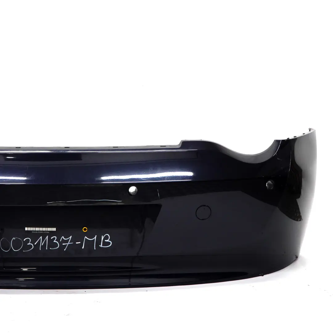 Bumper Trim Panel PDC Monacoblau Blue Metallic - A35 to BMW Z4 E85 Convertible Rear with Part number 0031137 BMW Z4 E85 Convertible Rear Bumper Trim Panel PDC Monacoblau Blue Metallic - A35 - SKU 0031137-MB - Part number 0031137