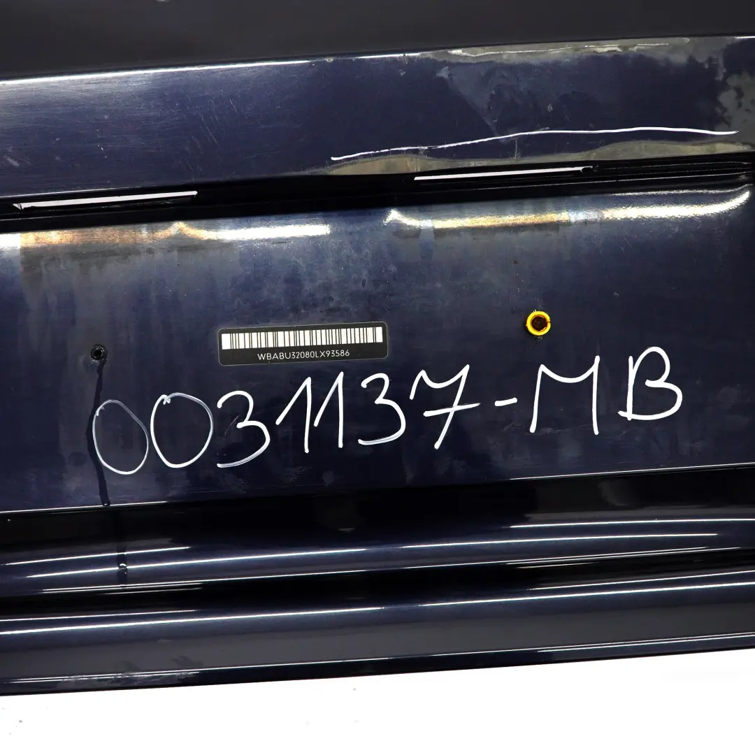 Bumper Trim Panel PDC Monacoblau Blue Metallic - A35 to BMW Z4 E85 Convertible Rear with Part number 0031137 BMW Z4 E85 Convertible Rear Bumper Trim Panel PDC Monacoblau Blue Metallic - A35 - SKU 0031137-MB - Part number 0031137