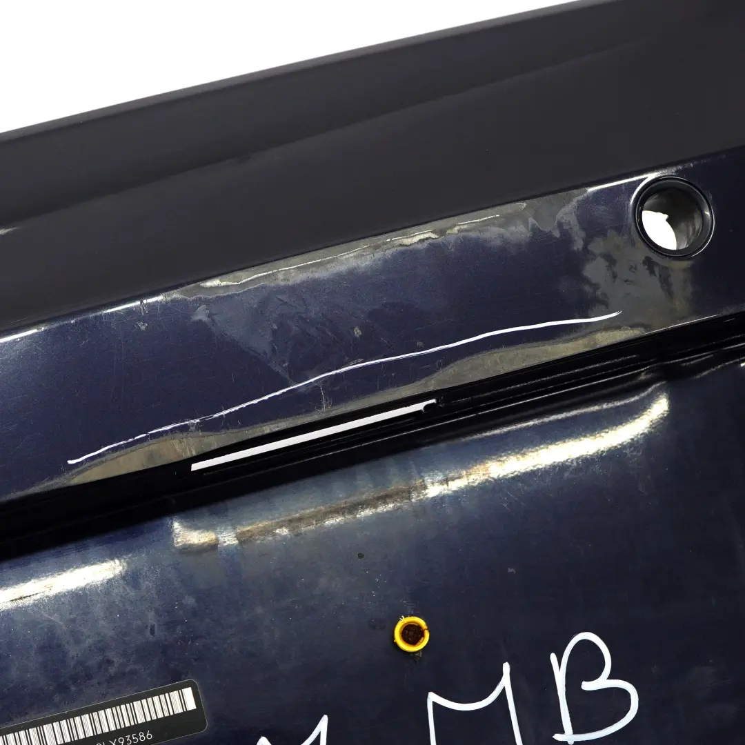 Bumper Trim Panel PDC Monacoblau Blue Metallic - A35 to BMW Z4 E85 Convertible Rear with Part number 0031137 BMW Z4 E85 Convertible Rear Bumper Trim Panel PDC Monacoblau Blue Metallic - A35 - SKU 0031137-MB - Part number 0031137