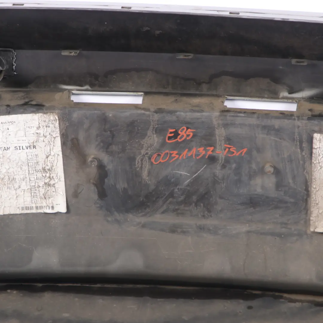 Bumper Trim Convertible Cover Panel PDC Titansilber Silver - 354 to BMW Z4 E85 Rear with Part number 0031137 BMW Z4 E85 Rear Bumper Trim Convertible Cover Panel PDC Titansilber Silver - 354 - SKU 0031137-TS1 - Part number 0031137