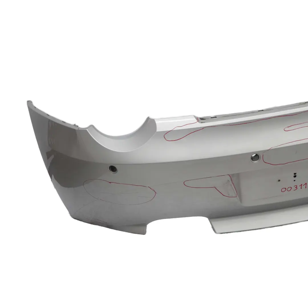 Bumper Trim Panel PDC Titansilber Silver - 354 to BMW Z4 E85 Convertible Rear with Part number 0031137 BMW Z4 E85 Convertible Rear Bumper Trim Panel PDC Titansilber Silver - 354 - SKU 0031137-TS - Part number 0031137