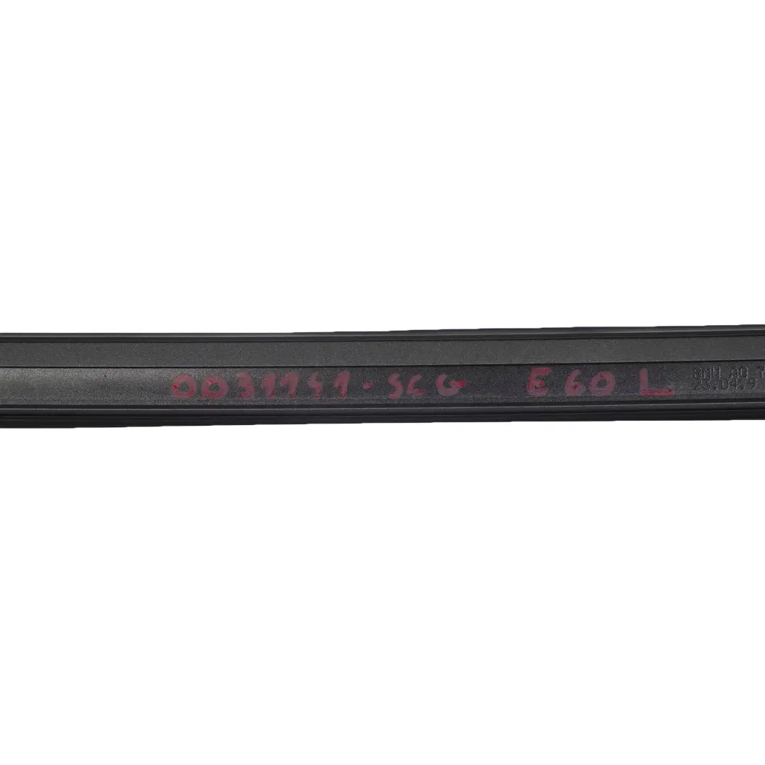 BMW 5 Series E60 Left Roof Moulding Railing Gutter N/S Spacegrau Grey - A52 - SKU 0031141-SCG - Part number 0031141