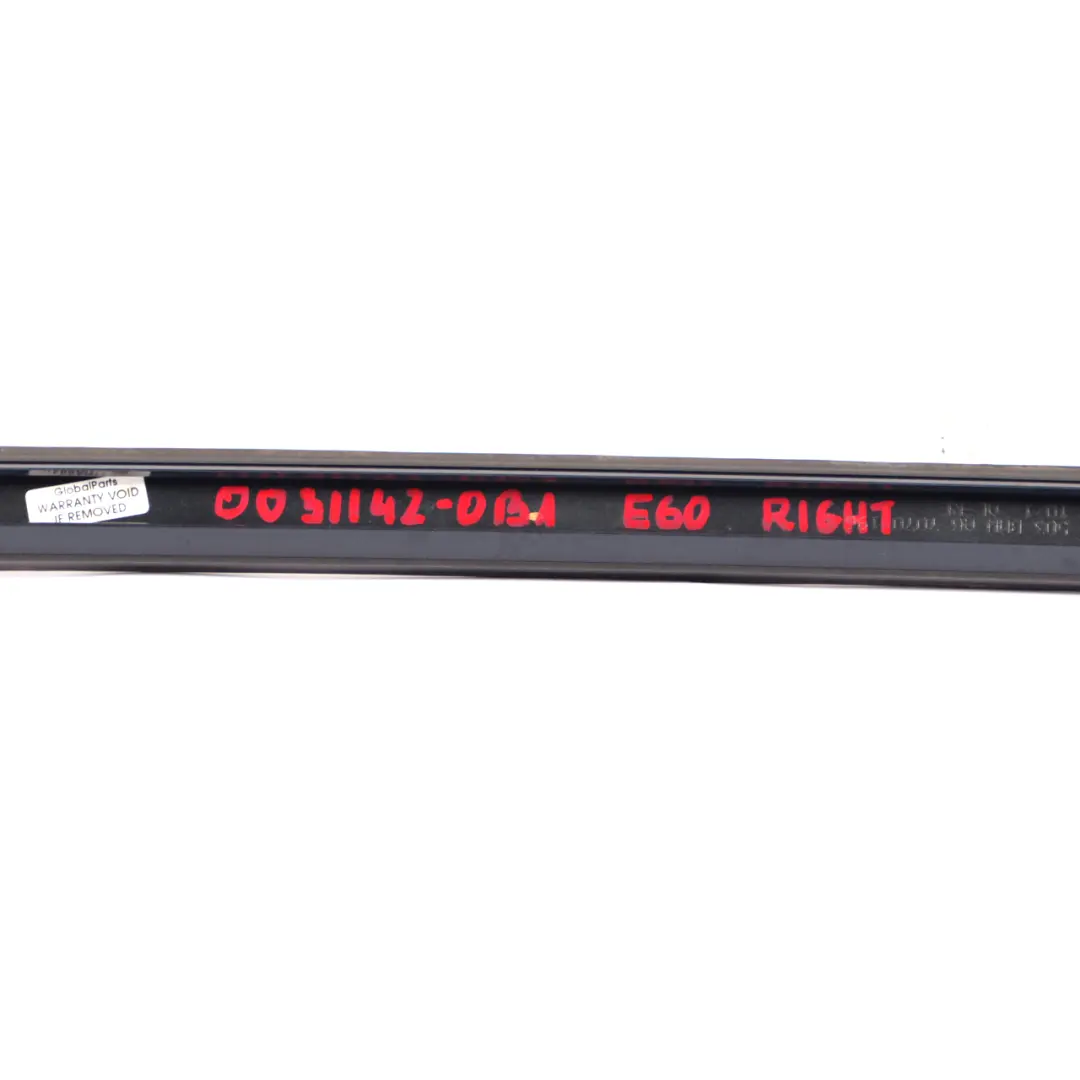 BMW E60 Right Roof Moulding Railing Gutter Rail O/S Orientblau Blue 317 - SKU 0031142-OB - Part number 7070196