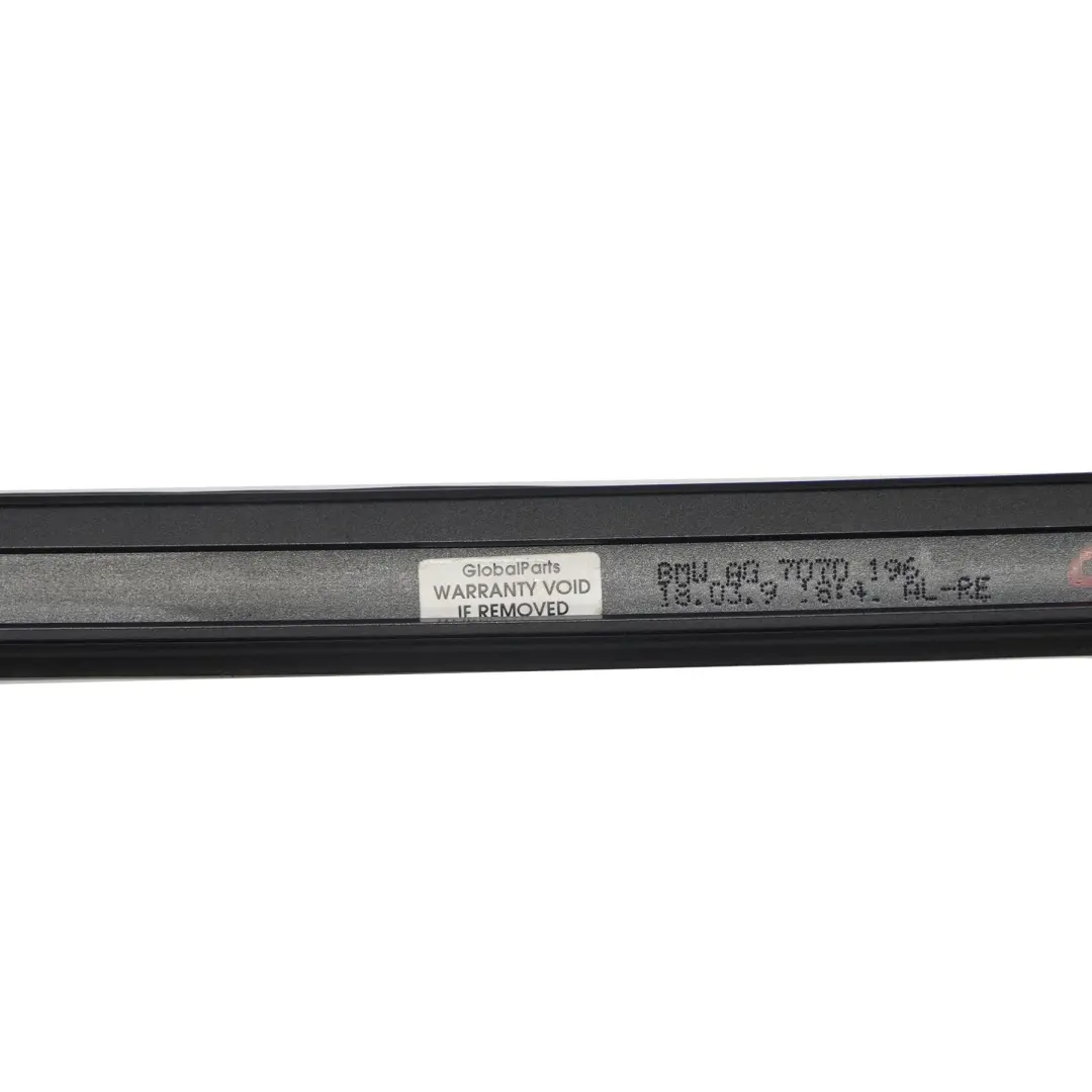 BMW E60 Modanatura Tetto Destro Grondaia Grigio Spacegrau - A52 - SKU 0031142-SCG - Numero di parte 0031141