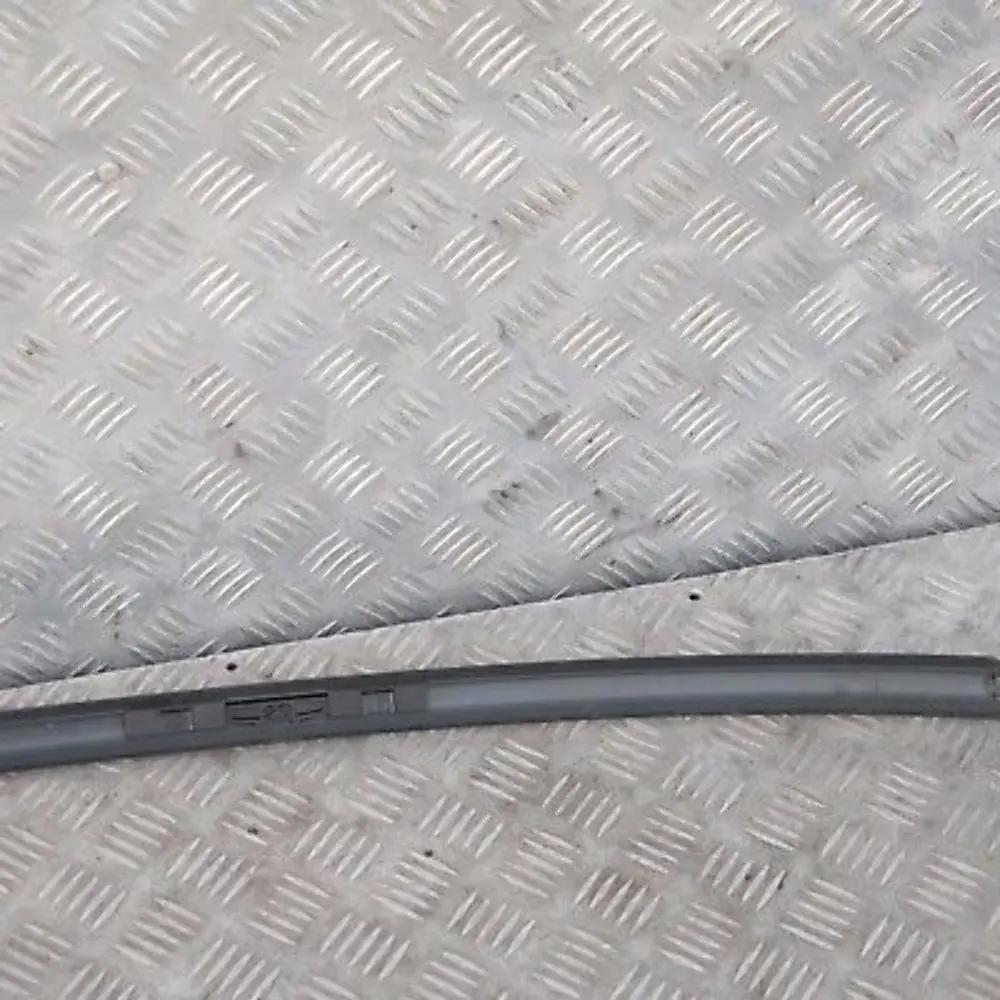 Moldura de techo derecha Rail de canalón Titangrau II Gris para BMW E60 con número de pieza 7070196 BMW E60 Moldura de techo derecha Rail de canalón Titangrau II Gris - SKU 0031142-TGR - Número de pieza 7070196