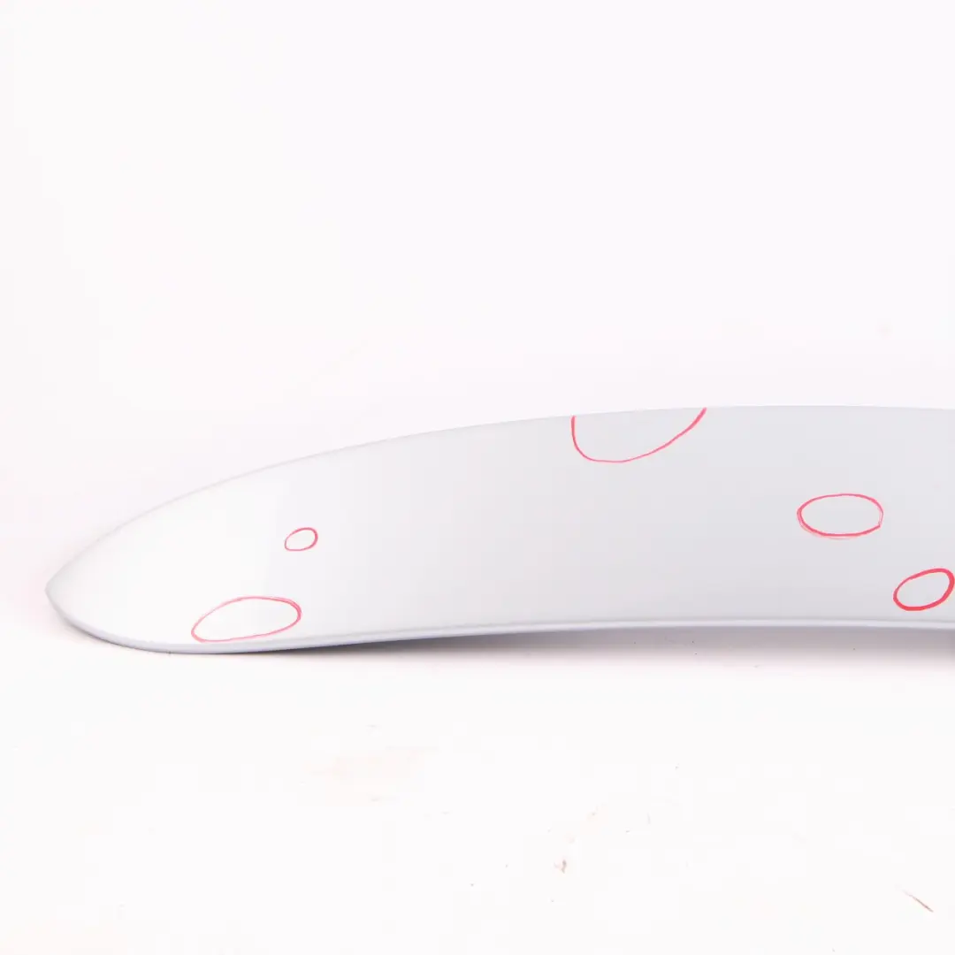 Spoiler Mini Cooper One R50 2 Trunk Lid Pure Silver Metallic 900 7122799 to Rear with Part number 0031259 Rear Spoiler Mini Cooper One R50 2 Trunk Lid Pure Silver Metallic 900 7122799 - SKU 0031259-PS2 - Part number 0031259