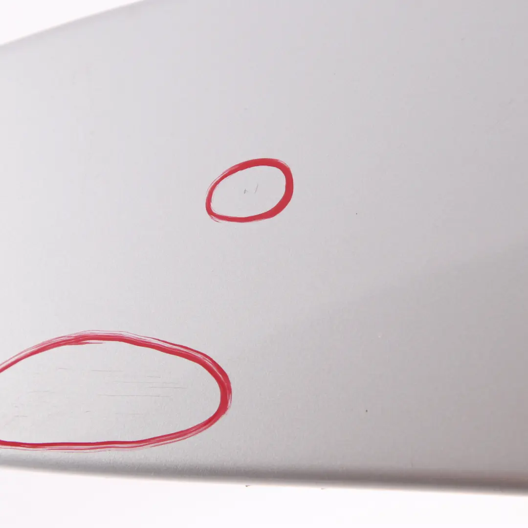 Spoiler Mini Cooper One R50 2 Trunk Lid Pure Silver Metallic 900 7122799 to Rear with Part number 0031259 Rear Spoiler Mini Cooper One R50 2 Trunk Lid Pure Silver Metallic 900 7122799 - SKU 0031259-PS2 - Part number 0031259