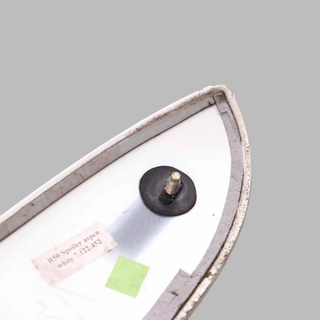 Mini Cooper One R50 Spoiler Posteriore Baule Coperchio Pannello Bianco 7122799 - SKU 0031259-WHI1 - Numero di parte 0031259