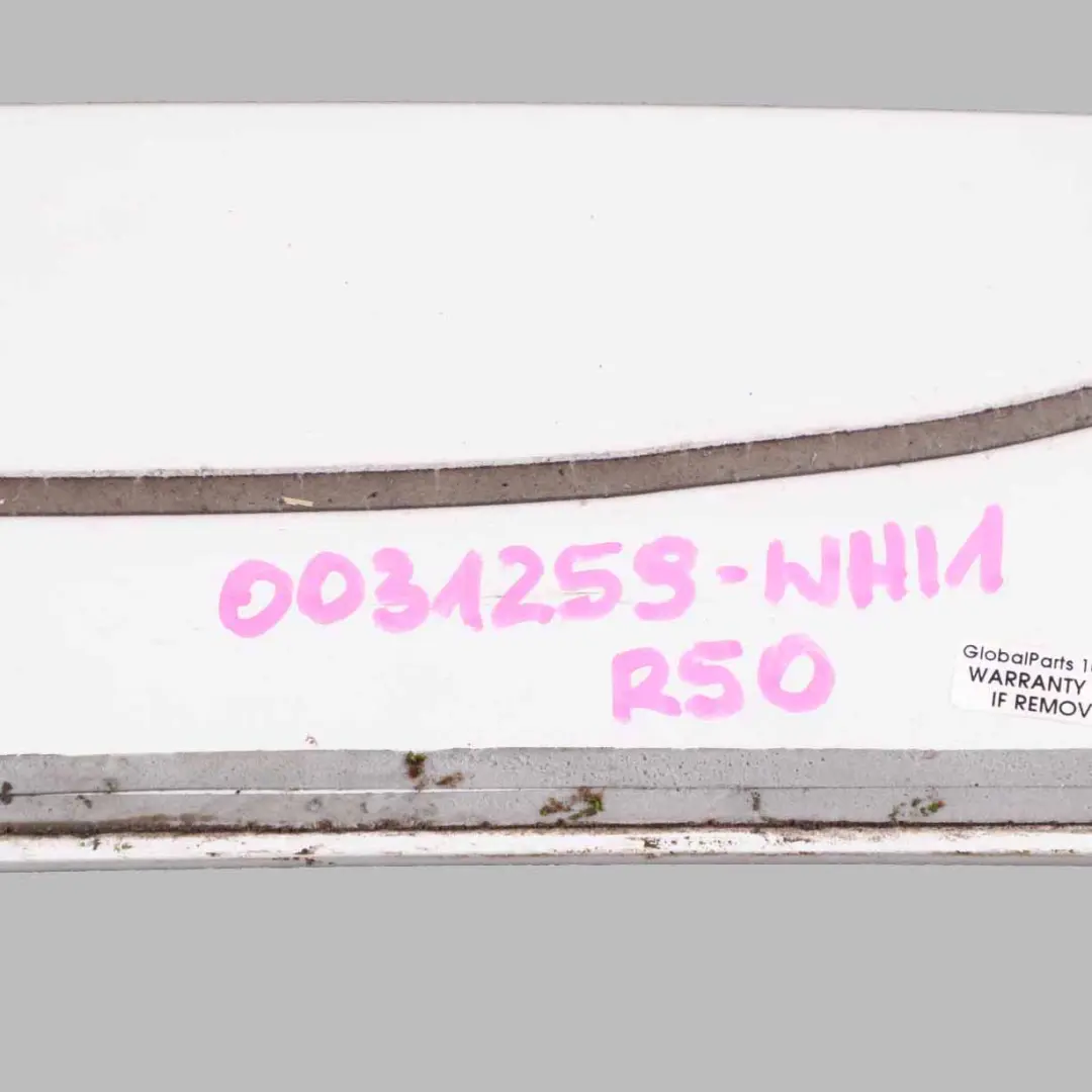BMW Mini Cooper One R50 Heckspoiler Weiss White 1481430 - SKU 0031259-WHI1 - Teilenummer 0031259