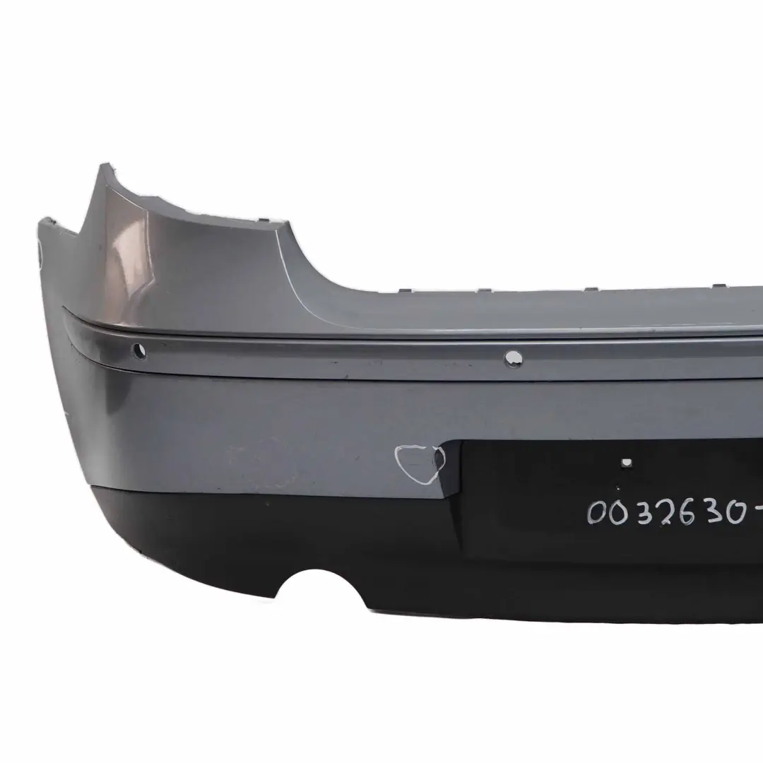 Bumper Trim Panel Quarzblau Quarz Blue Blau Metallic - A18 to BMW E87 Rear with Part number 0032630 BMW E87 Rear Bumper Trim Panel Quarzblau Quarz Blue Blau Metallic - A18 - SKU 0032630-QB - Part number 0032630