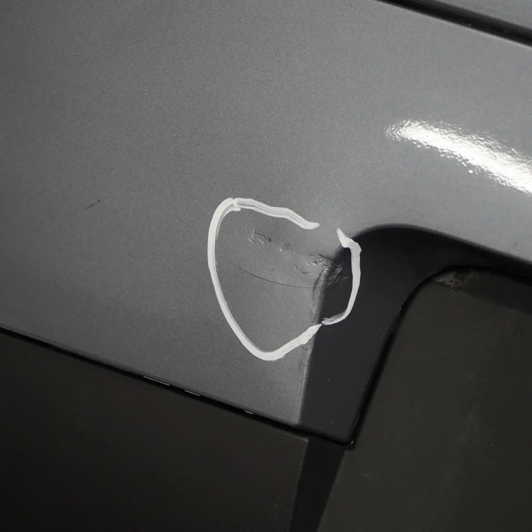 Bumper Trim Panel Quarzblau Quarz Blue Blau Metallic - A18 to BMW E87 Rear with Part number 0032630 BMW E87 Rear Bumper Trim Panel Quarzblau Quarz Blue Blau Metallic - A18 - SKU 0032630-QB - Part number 0032630