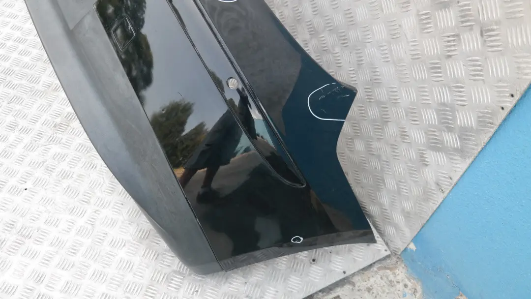 BMW 1 er 2 E87 Verkleidung Stossfänger lackiert hinten PDC SCHWARZ 2 - 668 - SKU 0032630-SCH2 - Teilenummer 51120032630