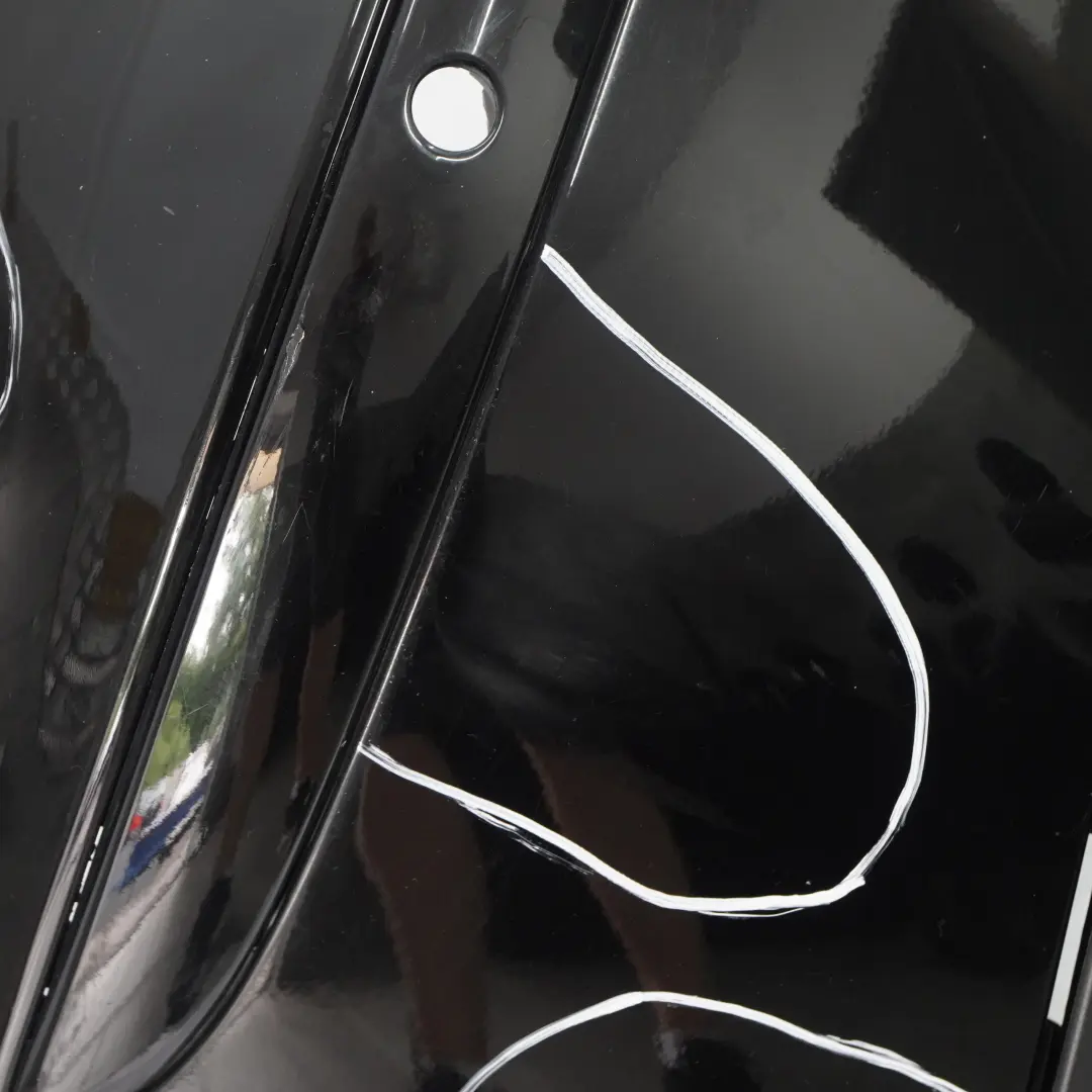 BMW E87 Zderzak Tylny Tył Schwarz 2 Czarny - 668 - SKU 0032630-SCH3 - Numer Części 0032630
