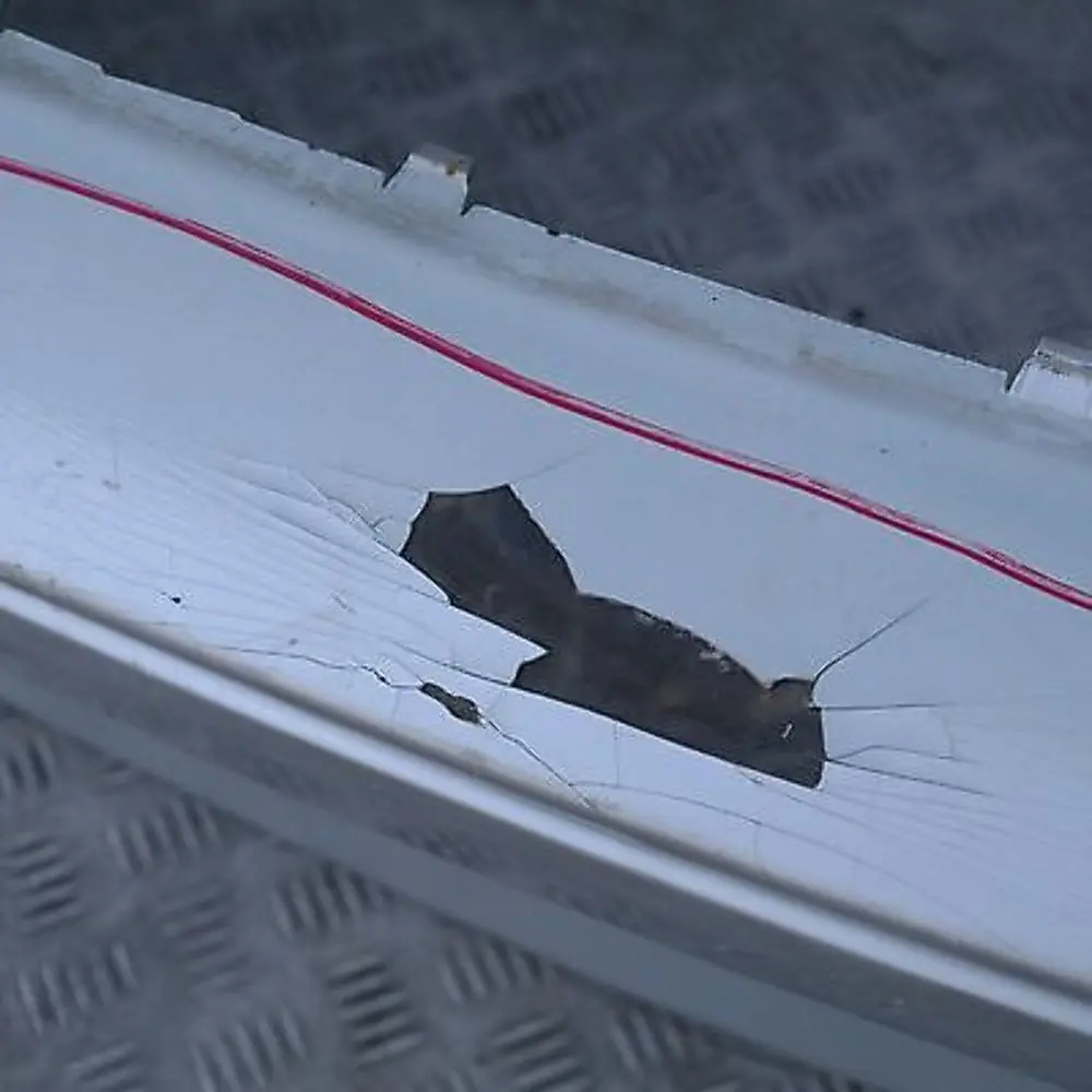 Bumper Trim Panel PDC Titansilber Silver Metallic 354 to BMW 1 SERIES E87 Rear with Part number 51120032630-TS BMW 1 SERIES E87 Rear Bumper Trim Panel PDC Titansilber Silver Metallic 354 - SKU 0032630-TS - Part number 51120032630-TS