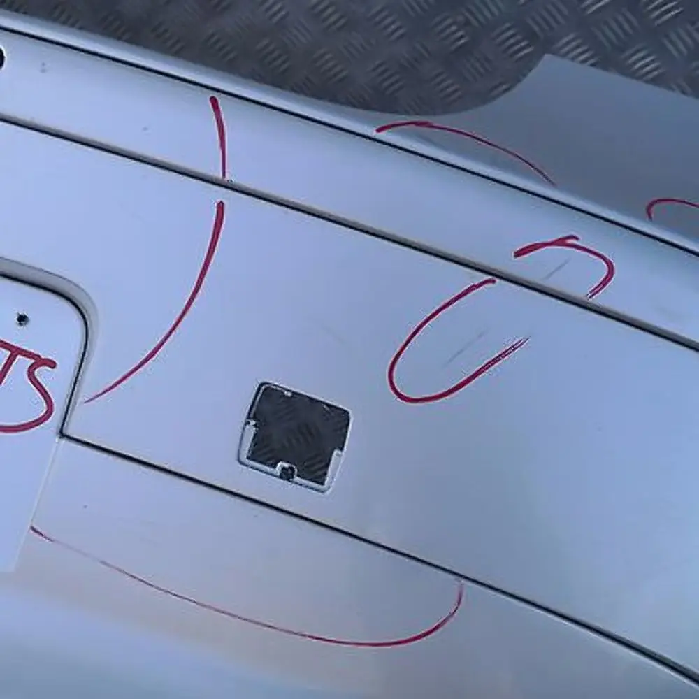 Bumper Trim Panel PDC Titansilber Silver Metallic 354 to BMW 1 SERIES E87 Rear with Part number 51120032630-TS BMW 1 SERIES E87 Rear Bumper Trim Panel PDC Titansilber Silver Metallic 354 - SKU 0032630-TS - Part number 51120032630-TS