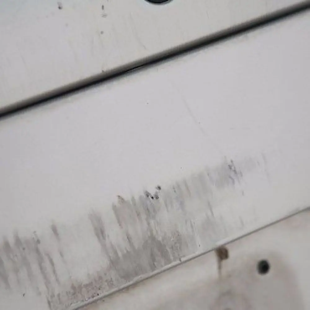 BMW 1 er 2 E87 Verkleidung Stossfänger lackiert hinten PDC Titansilber 354 - SKU 0032630-TS2 - Teilenummer 32630