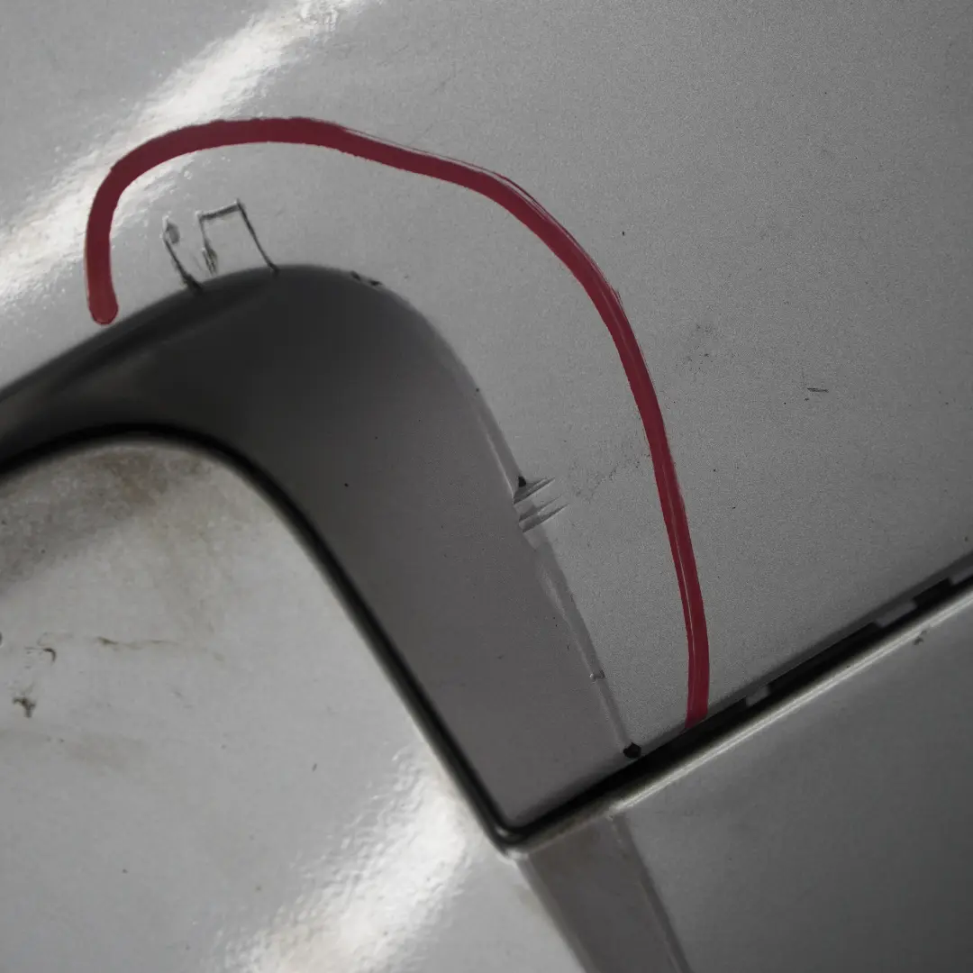 Bumper BMW E87 Trim Panel Cover PDC Titansilber Silver Metallic 354 to Rear with Part number 0032630 Rear Bumper BMW E87 Trim Panel Cover PDC Titansilber Silver Metallic 354 - SKU 0032630-TS4 - Part number 0032630