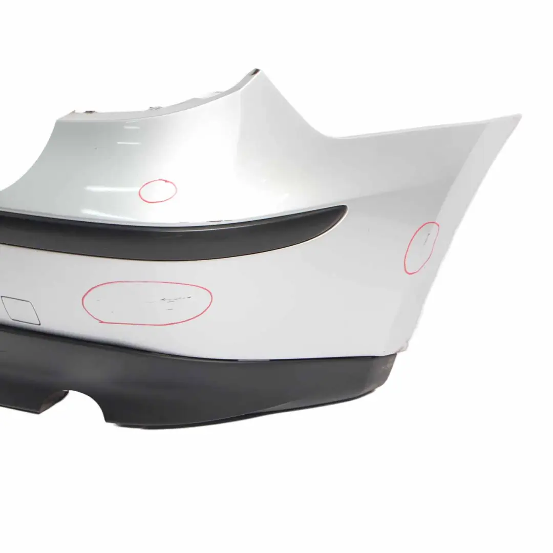 Bumper Trim Panel PDC Titansilber Silver Metallic - 354 to BMW E87 Rear with Part number 0032630 BMW E87 Rear Bumper Trim Panel PDC Titansilber Silver Metallic - 354 - SKU 0032630-TS6 - Part number 0032630
