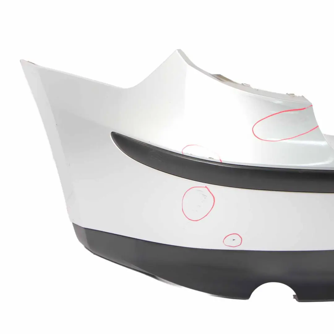 Bumper Trim Panel PDC Titansilber Silver Metallic - 354 to BMW E87 Rear with Part number 0032630 BMW E87 Rear Bumper Trim Panel PDC Titansilber Silver Metallic - 354 - SKU 0032630-TS6 - Part number 0032630