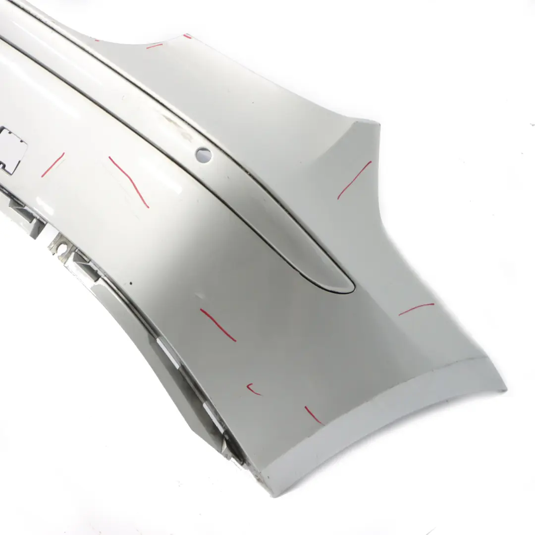 Bumper BMW E87 Trim Panel Cover PDC Titansilber Silver Metallic 354 to Rear with Part number 0032630 Rear Bumper BMW E87 Trim Panel Cover PDC Titansilber Silver Metallic 354 - SKU 0032630-TS9 - Part number 0032630