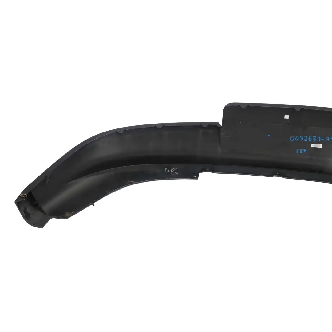 BMW 1 E87 Stossfänger Hinten Unten Verkleidung Black Sapphire Metallic - 475 - SKU 0032631-BS - Teilenummer 0032631