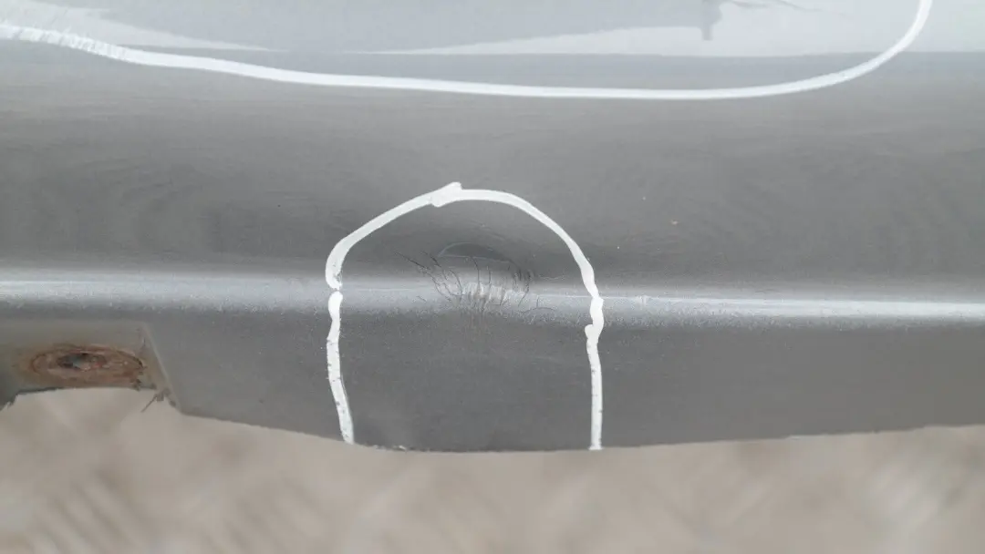 BMW 1 SERIES E87 Lower Trim Panel Rear Bumper Quarzblau Blue Blau Metallic - A18 - SKU 0032631-QB - Part number 51120032631