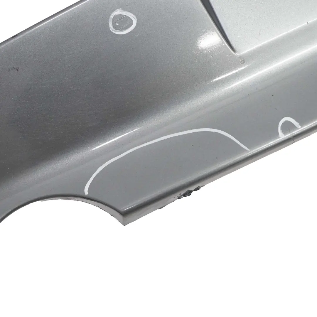 BMW E87 Stossfänger Hinten Unten Verkleidung Spacegrau Space Grau - A52 - SKU 0032631-SCG - Teilenummer 0032631