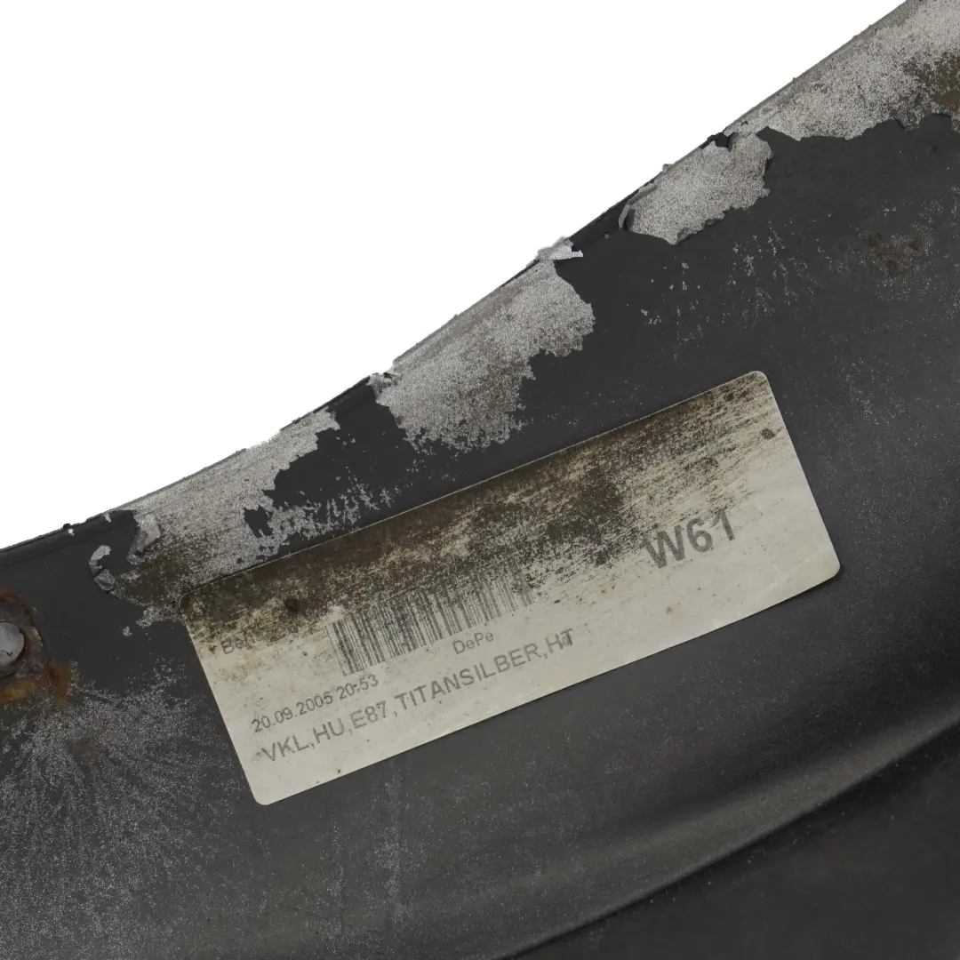 BMW E87 Dokładka Zderzaka Tylna Tył Titansilber Silver - 354 - SKU 0032631-TS - Numer Części 0032631