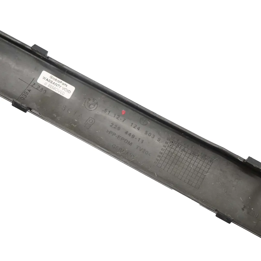 BMW E87 Listwa Zderzaka Tył Black Sapphire - 475 - SKU 0032632-BS - Numer Części 0032632