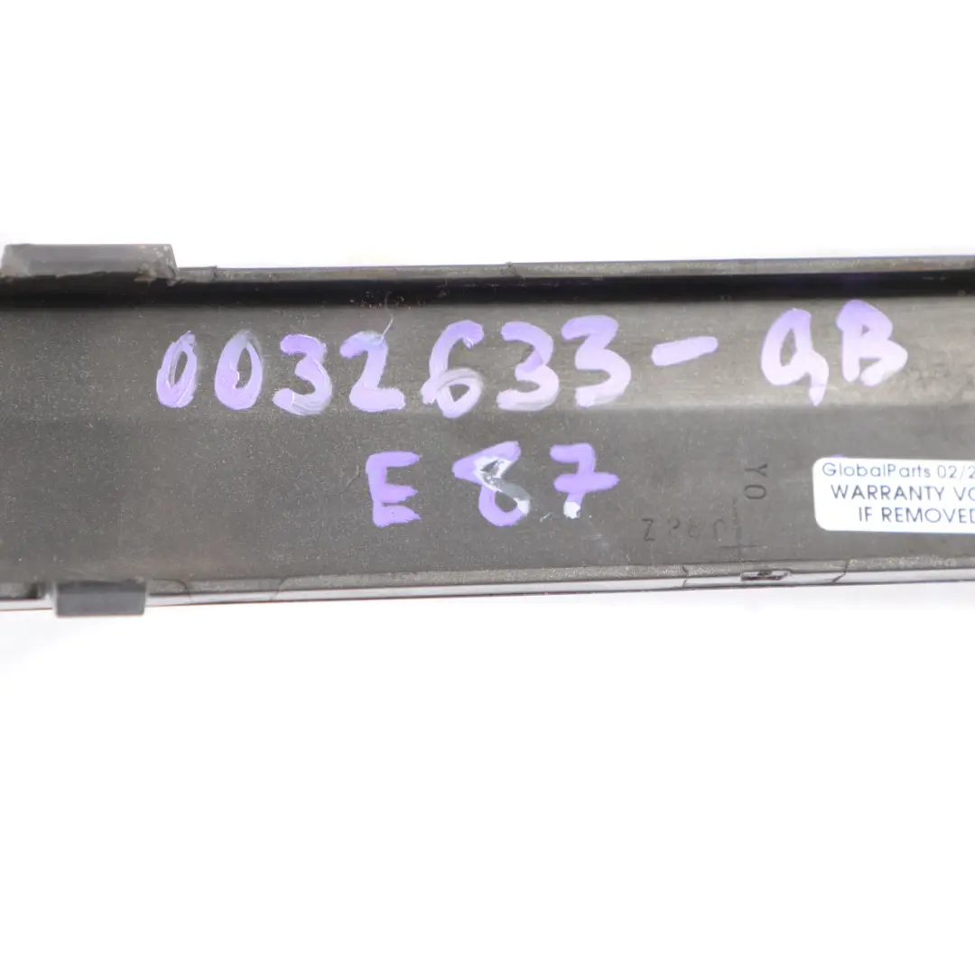 Bumper Trim Strip Moulding Guard PDC Quarzblau Blue - A18 to BMW 1 E87 Rear with Part number 0032633 BMW 1 E87 Rear Bumper Trim Strip Moulding Guard PDC Quarzblau Blue - A18 - SKU 0032633-QB - Part number 0032633