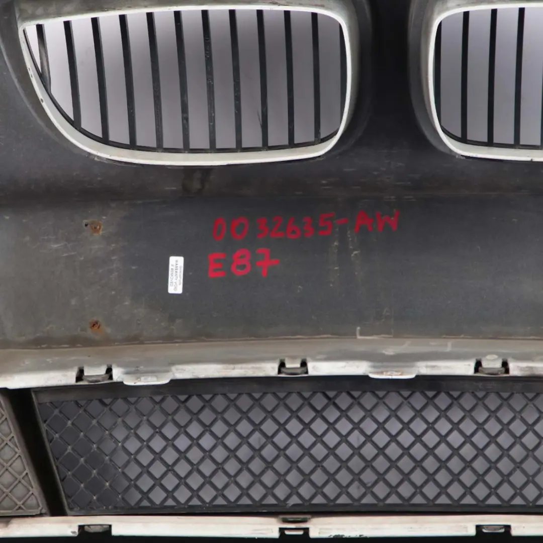 Complete Front Bumper Trim Panel Alpinweiss White 3 - 300 to BMW 1 E87 with Part number 0032635 BMW 1 E87 Complete Front Bumper Trim Panel Alpinweiss White 3 - 300 - SKU 0032635-AW - Part number 0032635